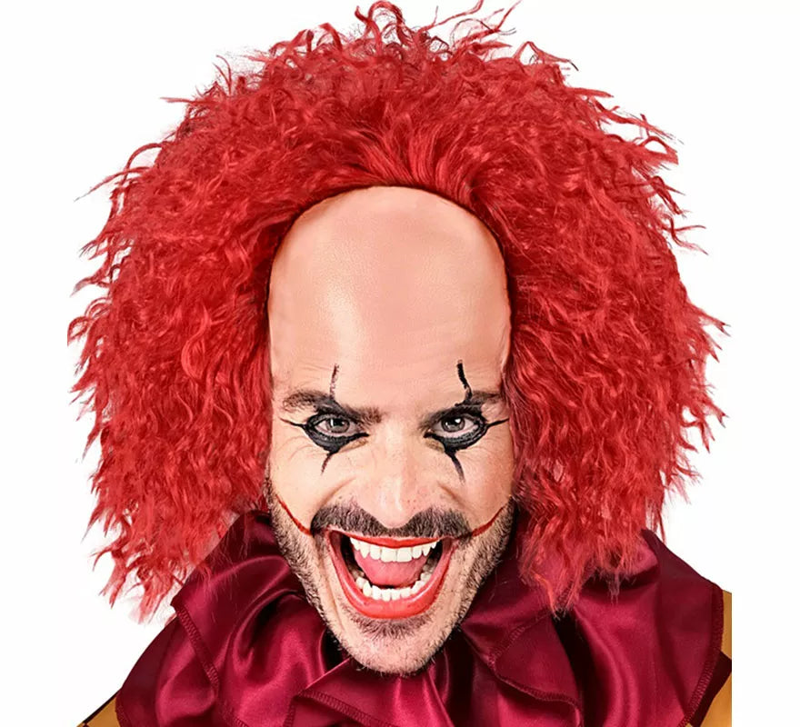 Translation missing: pt-PT.Peluca con Calva de Payaso Aterrador