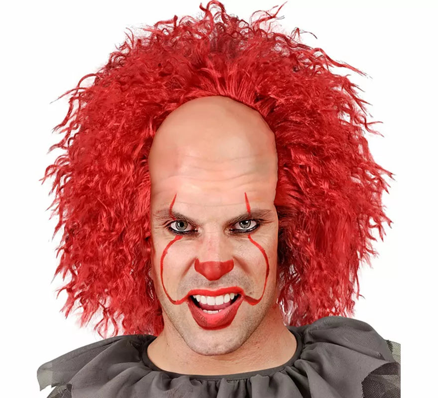 Translation missing: pt-PT.Peluca con Calva de Payaso Aterrador