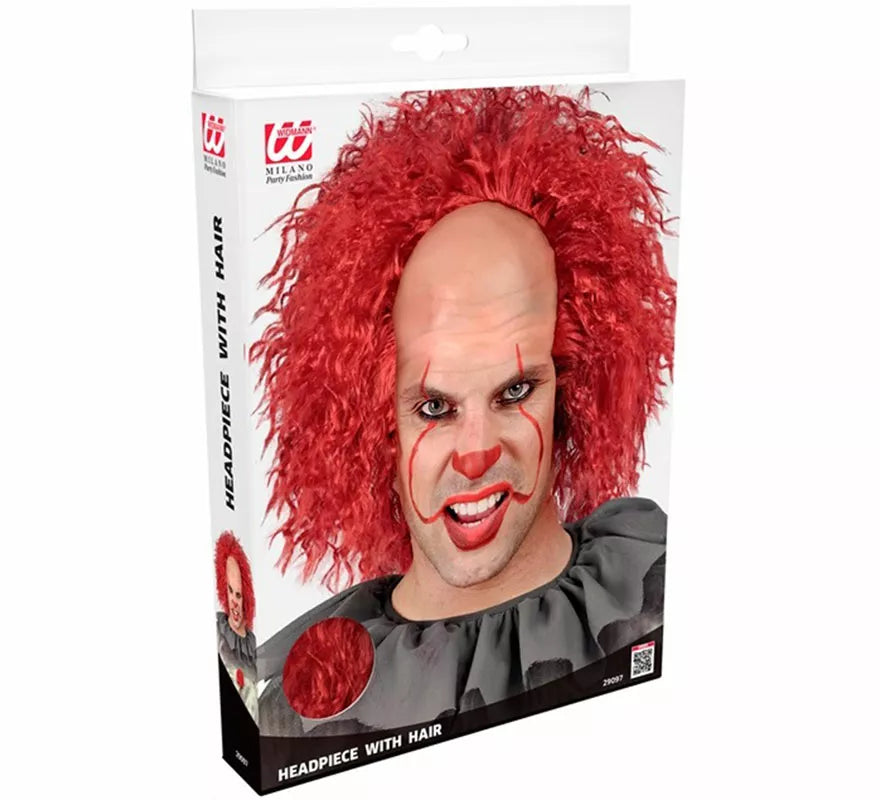Translation missing: pt-PT.Peluca con Calva de Payaso Aterrador
