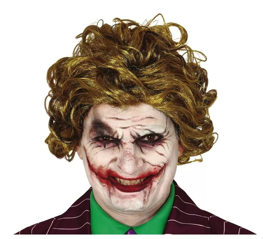 Peluca de Amarilla Payaso Sonriente