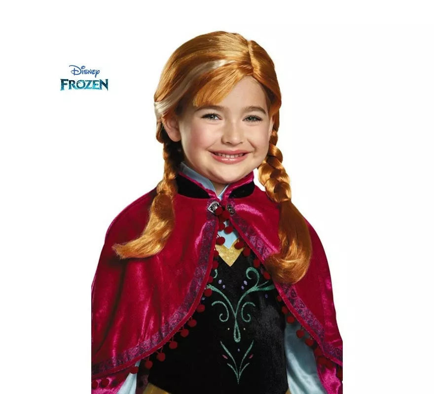 Translation missing: pt-PT.Peluca de Anna Frozen Disney infantil