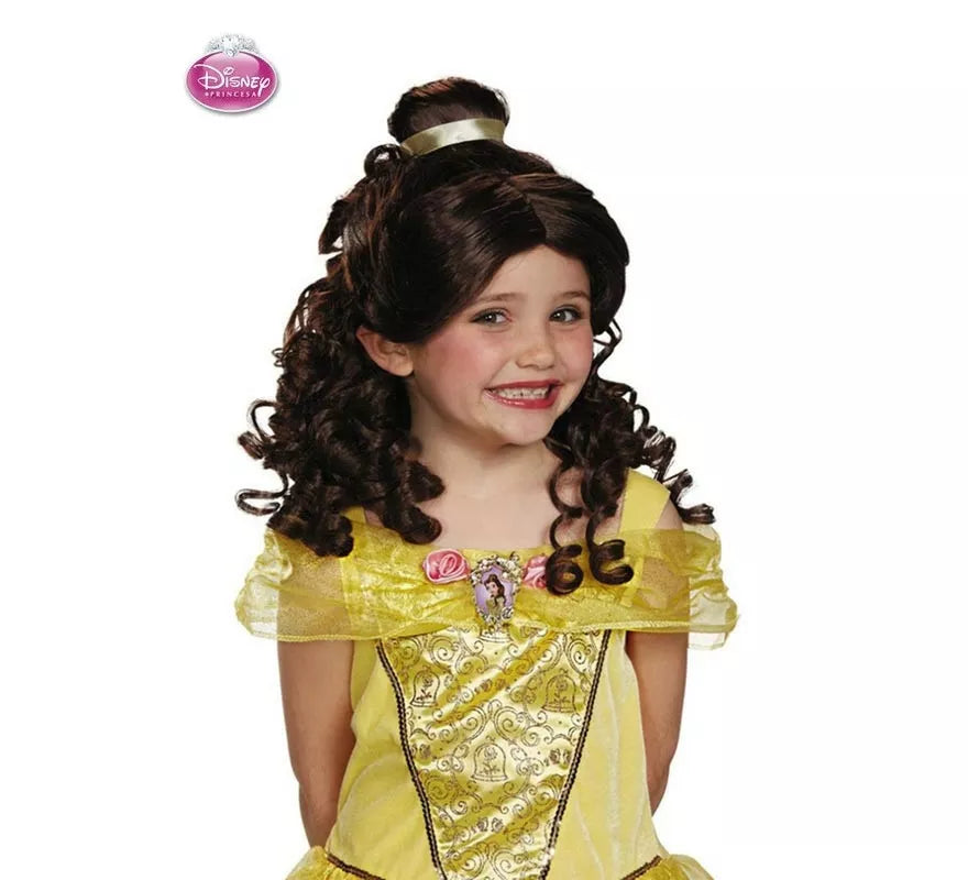 Translation missing: pt-PT.Peluca de Bella Disney la Bella y la Bestia infantil