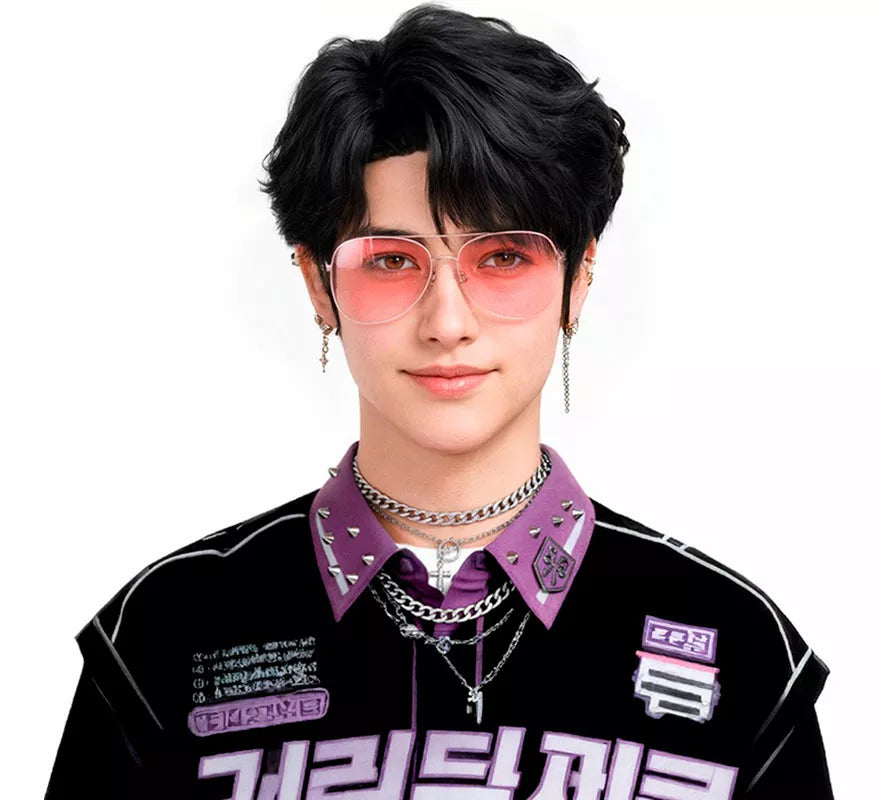 Peluca de Demonio Ídolo K-Pop
