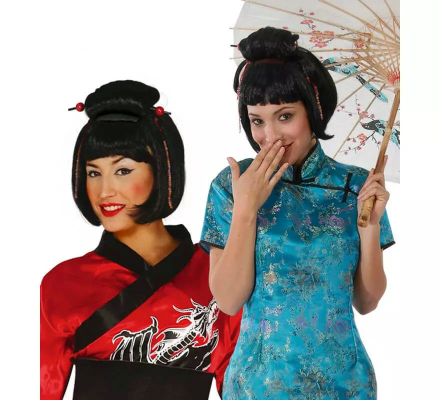 Translation missing: pt-PT.Peluca de Japonesa o Geisha para mujer