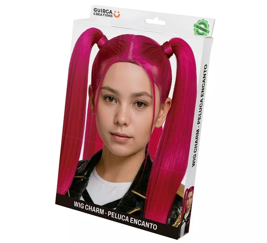 Peluca rosa de Cantante K-Pop
