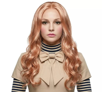 Peluca de Muñeca Megan Rubia