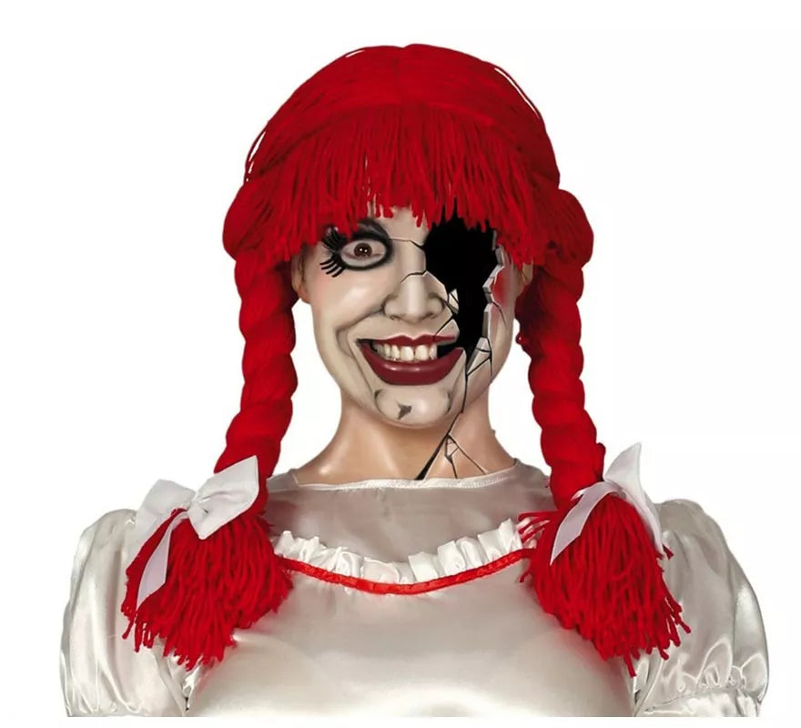 Translation missing: pt-PT.Peluca de Muñeca Poseída Roja
