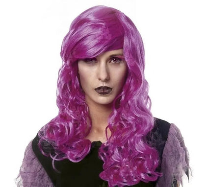 Peluca de Novia Muerta fucsia adulto