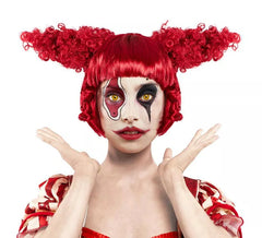 Peruca de Palhaço Vermelho Adulto