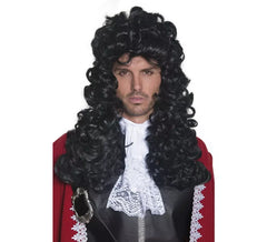 Peruca de pirata encaracolado fantasia