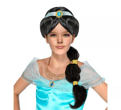 Peruca princesa árabe infantil em caixa