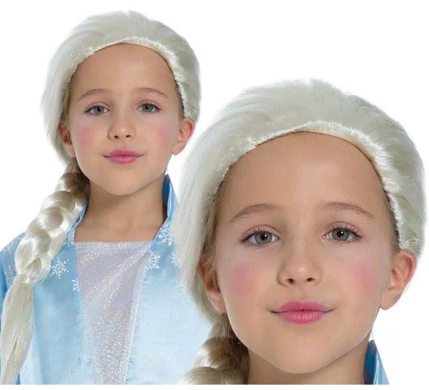 Translation missing: pt-PT.Peluca de Princesa de hielo infantil