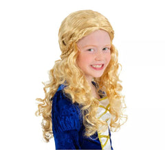 Peruca Princesa Medieval Loira Infantil