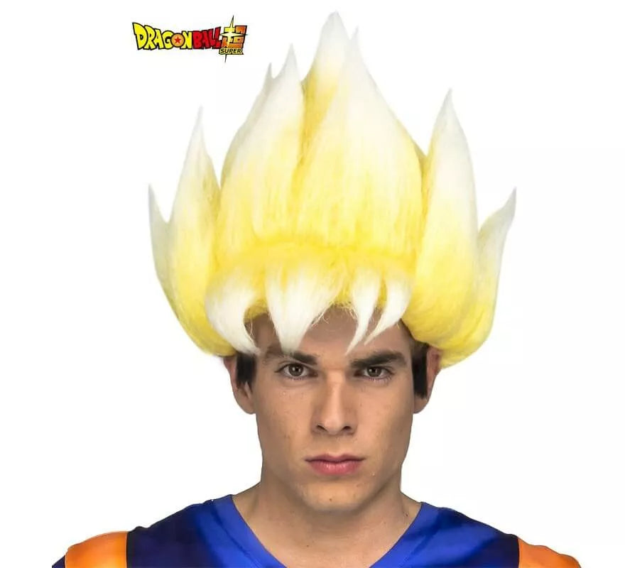 Translation missing: pt-PT.Peluca de Saiyan Son Goku de Dragón Ball en caja para hombre