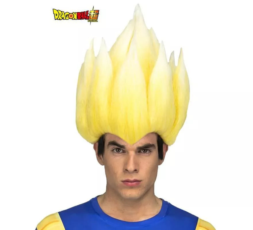Translation missing: pt-PT.Peluca de Saiyan Vegeta de Dragón Ball en caja para hombre