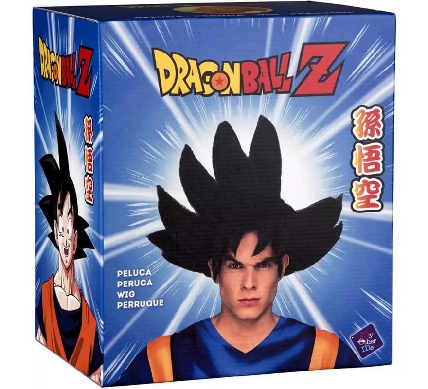 Peluca de Son Goku de Dragón Ball en caja para hombre