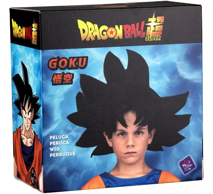 Translation missing: pt-PT.Peluca de Son Goku de Dragón Ball en caja para niño