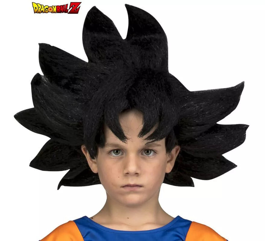 Translation missing: pt-PT.Peluca de Son Goku de Dragón Ball en caja para niño