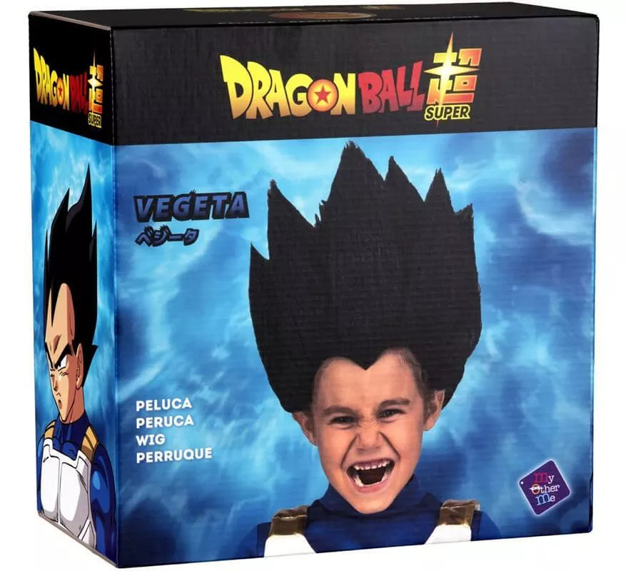 Translation missing: pt-PT.Peluca de Vegeta de Dragón Ball en caja para niño