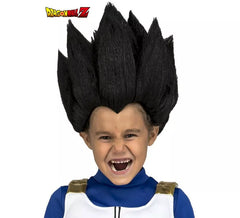 Peruca de Dragon Ball Vegeta na caixa para criança