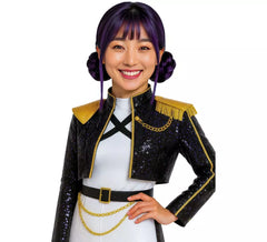 Peruca com rolos de Cantora K-Pop