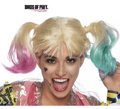 Harley Quinn Wig Aves de Rapina