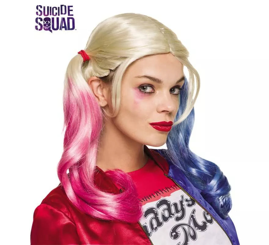 Translation missing: pt-PT.Peluca Harley Quinn de Escuadrón Suicida para mujer