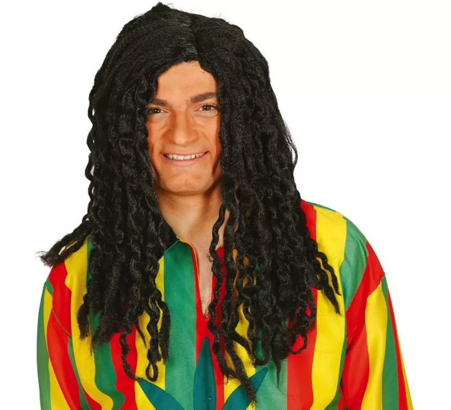 Translation missing: pt-PT.Peluca Jamaicano de Rastafari negra con rastas