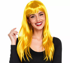 Peruca Lisa com Franja em várias cores