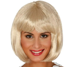 Peruca de cabelo loiro