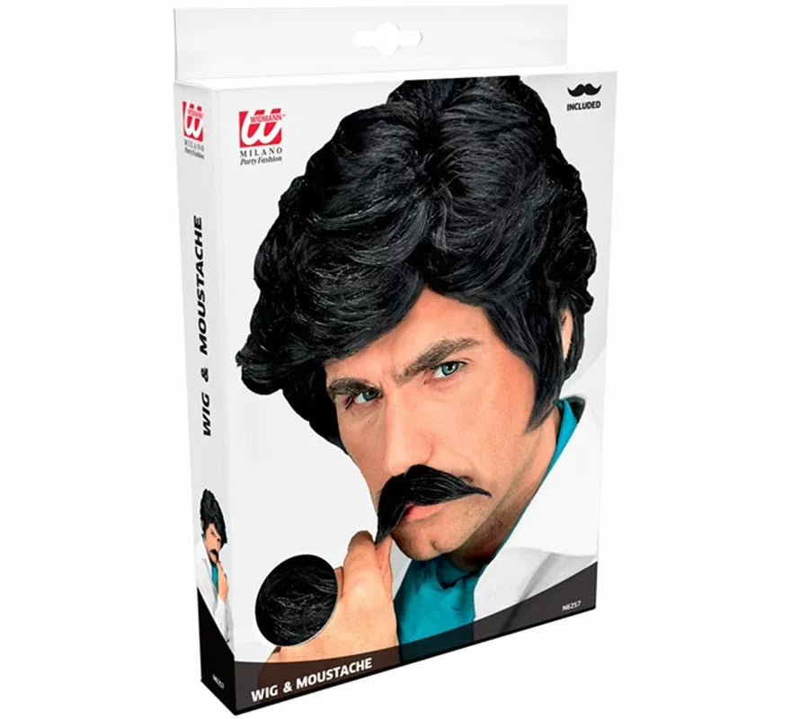 Translation missing: pt-PT.Peluca negra con Bigote Play Boy