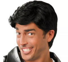 Peruca preta de Danny para homem