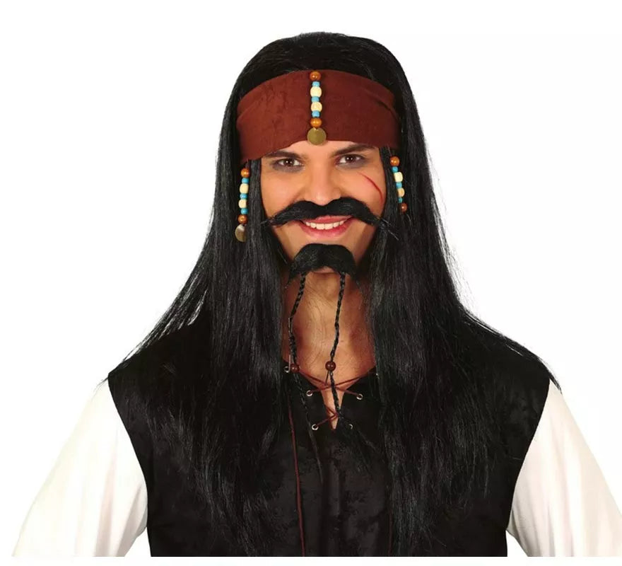 Peluca Pirata con Pañuelo