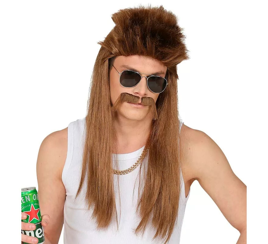 Translation missing: pt-PT.Peluca Redneck con bigotes adulto