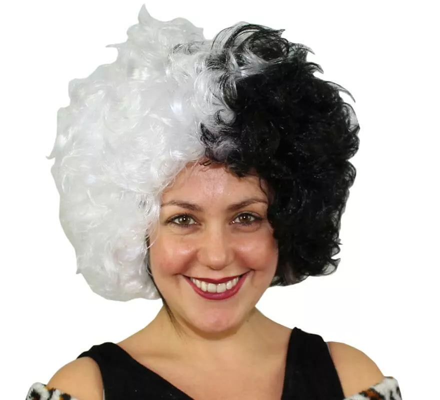 Translation missing: pt-PT.Peluca rizada mitad y mitad