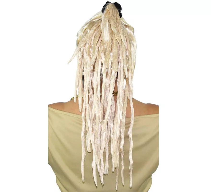 Translation missing: pt-PT.Peluca Rubia con Rastas y Flequillo de La Pili