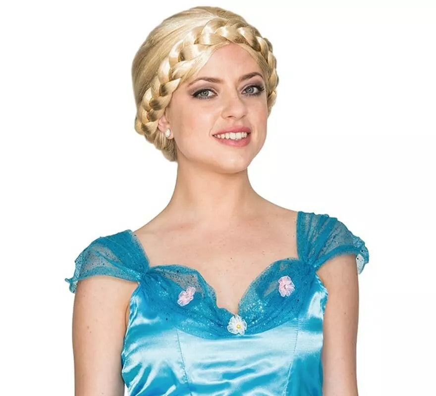 Translation missing: pt-PT.Peluca Rubia Medieval con Trenzas