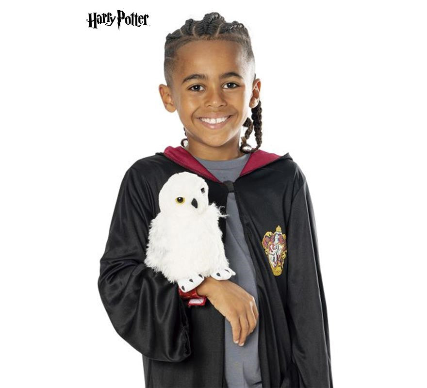 Translation missing: pt-PT.Peluche de Hedwig Lechuza de Harry Potter con base de apoyo en brazo