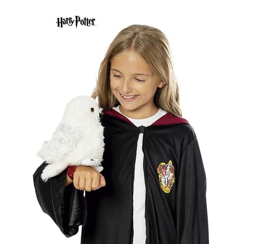Translation missing: pt-PT.Peluche de Hedwig Lechuza de Harry Potter con base de apoyo en brazo