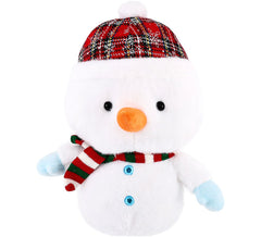 Brinquedo de pelúcia de boneco de neve macio de 38 cm