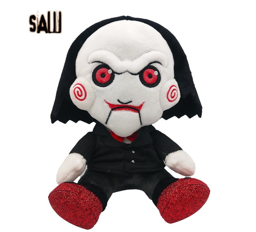 Translation missing: pt-PT.Peluche de Saw terrorífico sentado de 20 cm