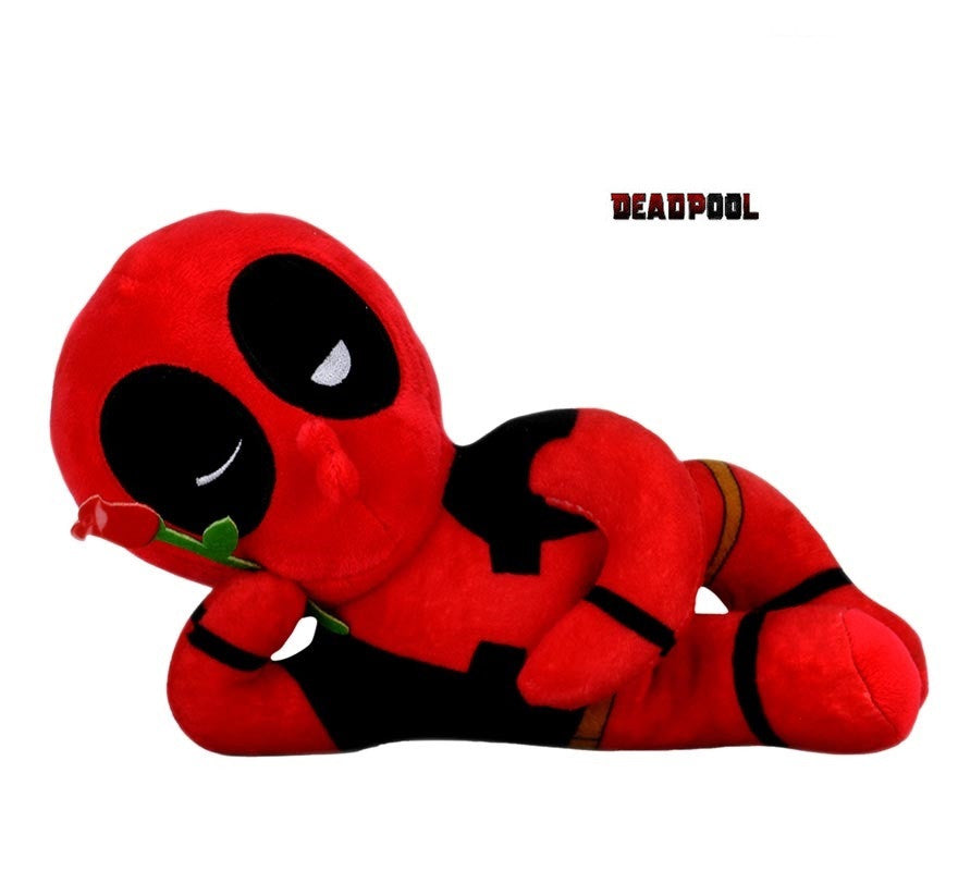 Translation missing: pt-PT.Peluche de Sexy Deadpool acostado de 20 cm