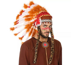 Plume principal indiano alaranjado