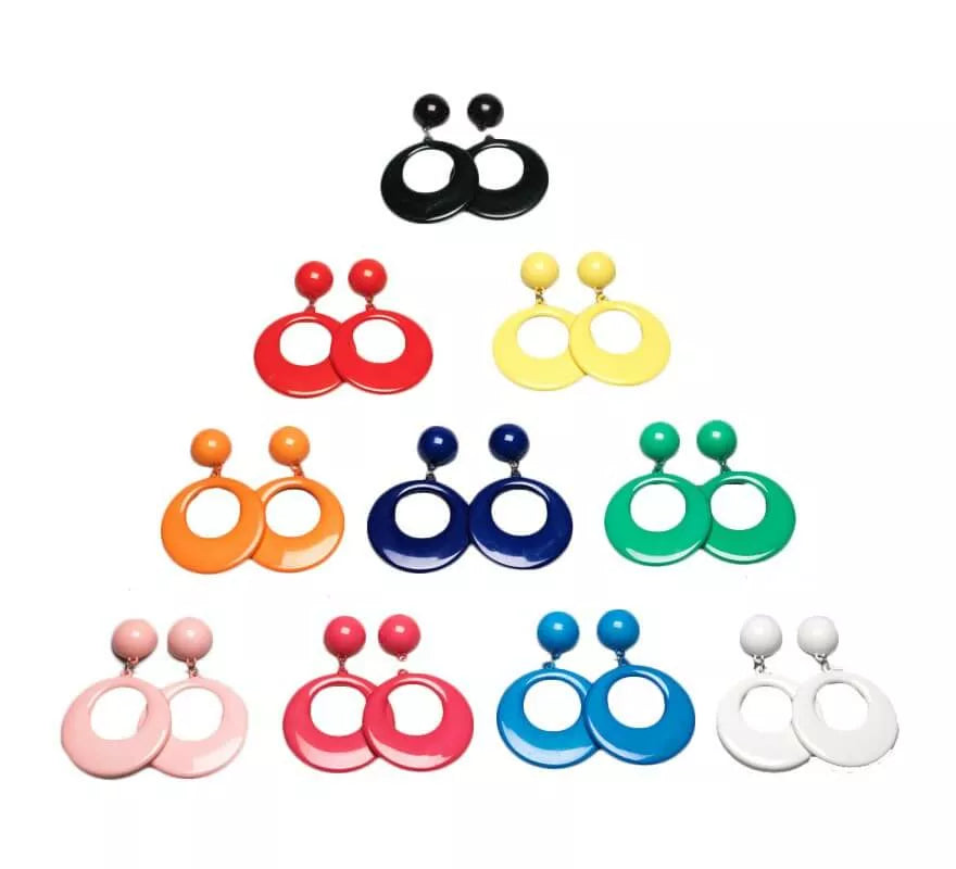 Translation missing: pt-PT.Pendientes Andaluza grande de 9cm colores variados