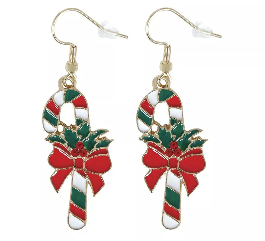 Translation missing: pt-PT.Pendientes Bastón de Navidad