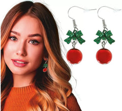 Brincos de Bola de Natal