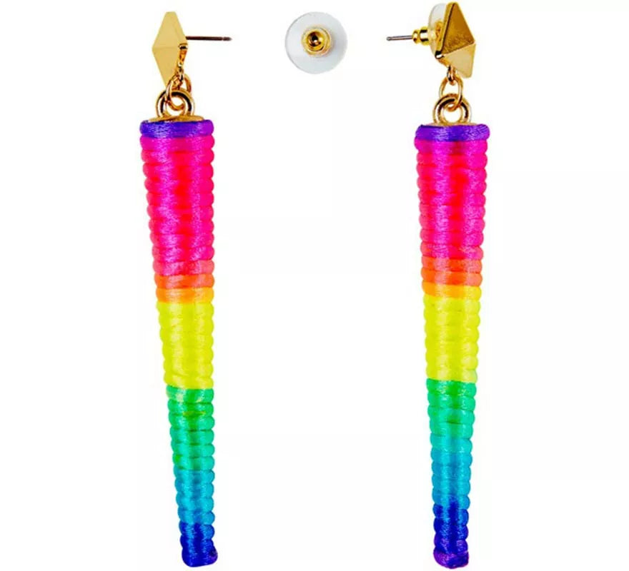 Translation missing: pt-PT.Pendientes Cono neón multicolor