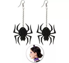 Brincos de aranha brilhante