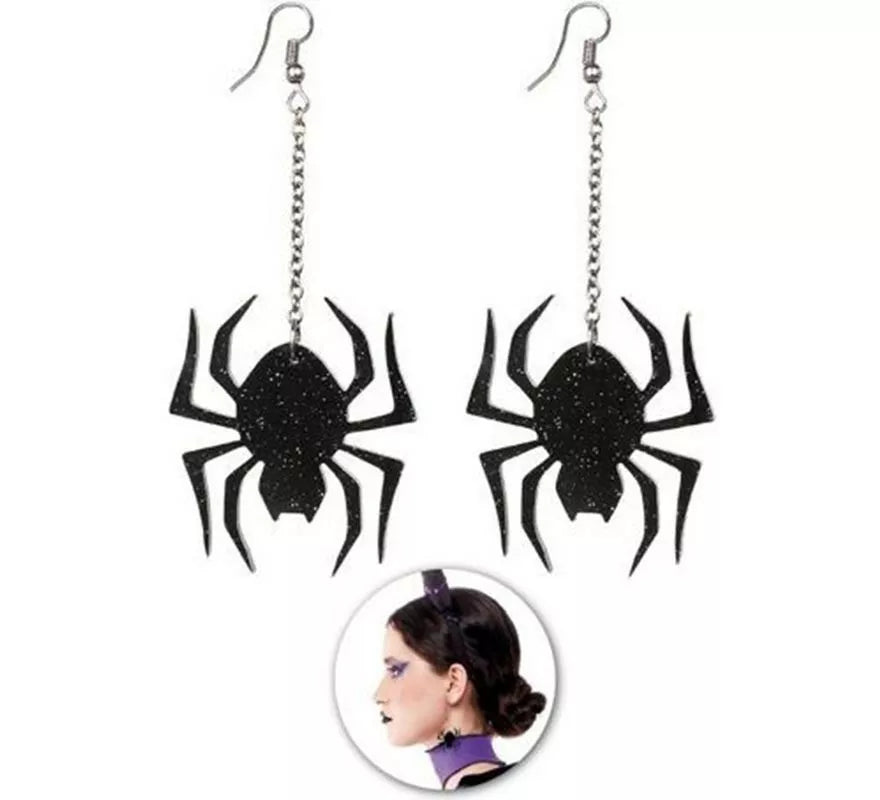 Translation missing: pt-PT.Pendientes de Araña Purpurina