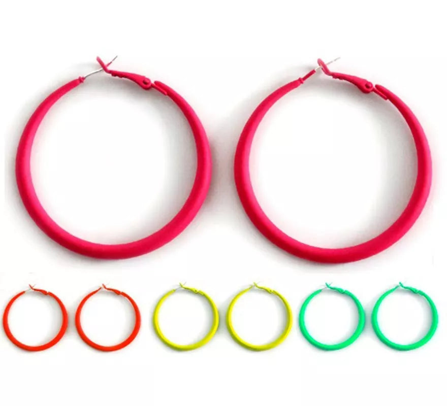 Translation missing: pt-PT.Pendientes de Aros neón en colores surtidos